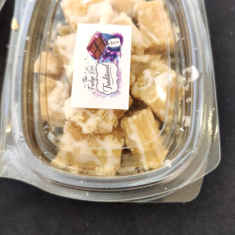 Tub of fudge bites